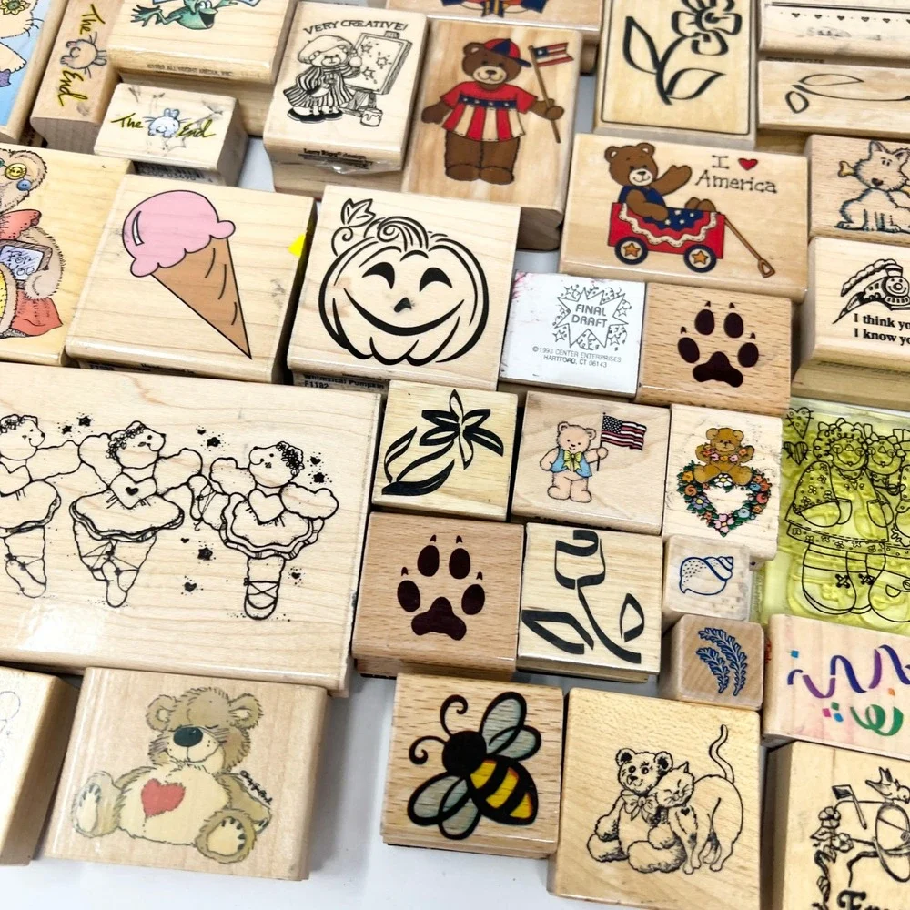 Stampin Up! vintage rubber